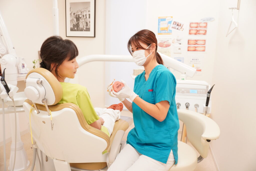 歯科衛生士によるブラッシング指導