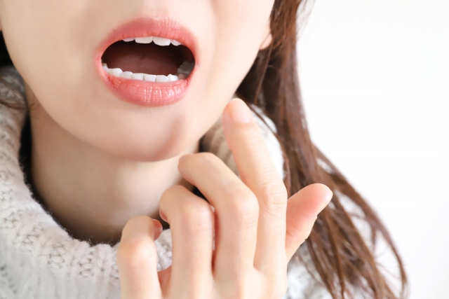 冬場のお口の乾燥