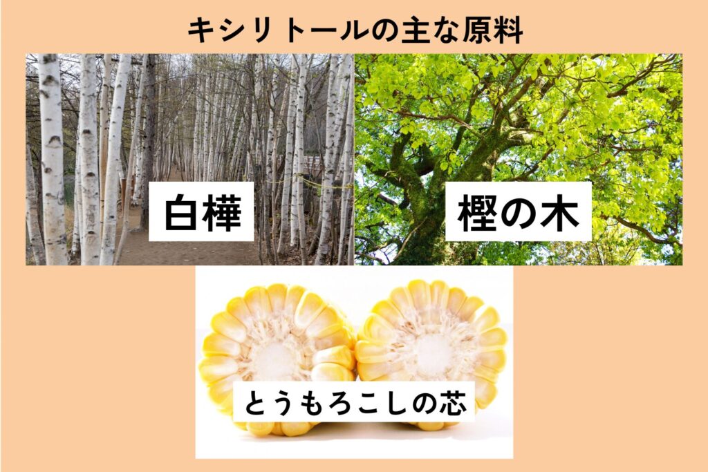 キシリトールの主な原料