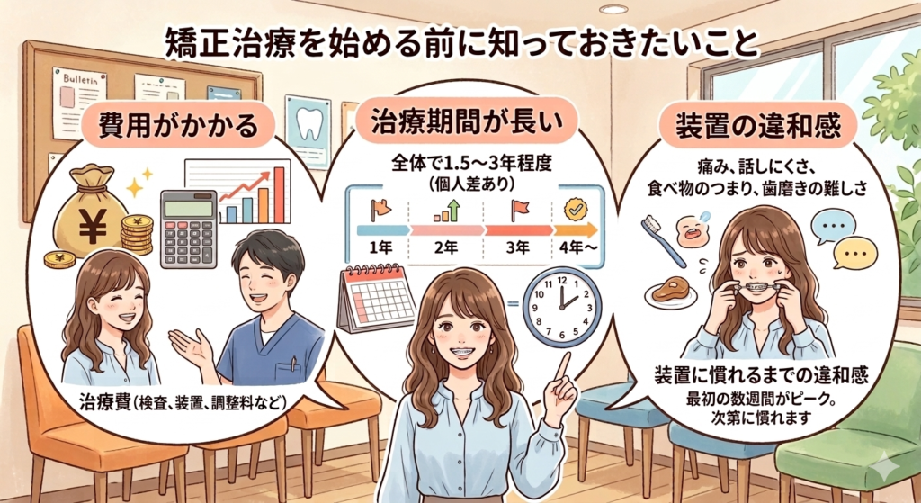 矯正治療を始める前に知っておきたいこと