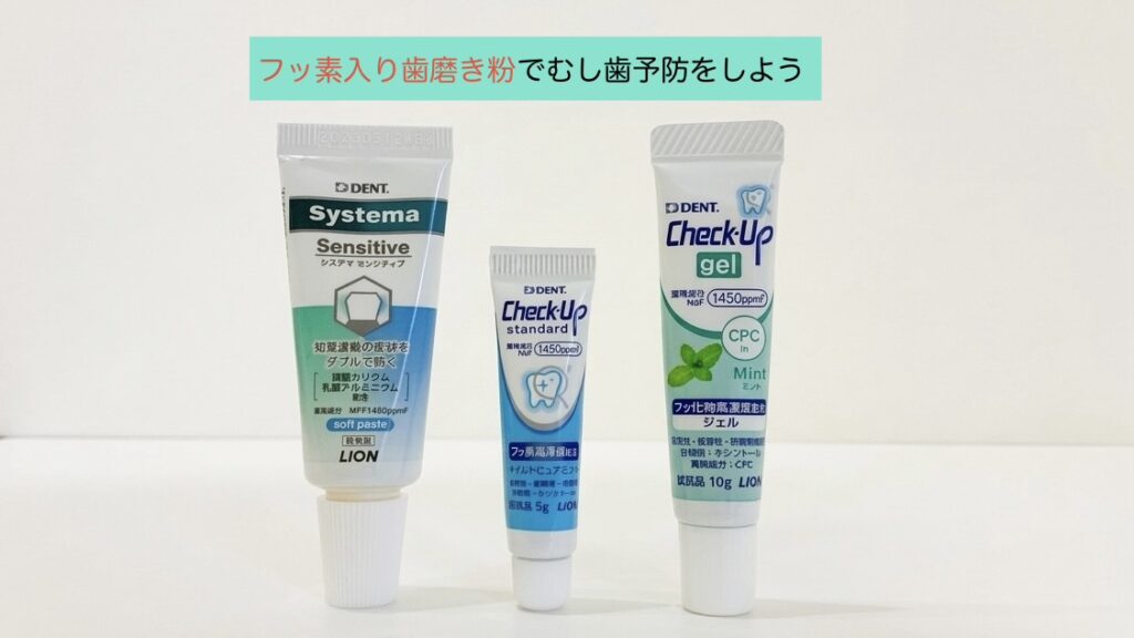 フッ素入り歯磨き粉