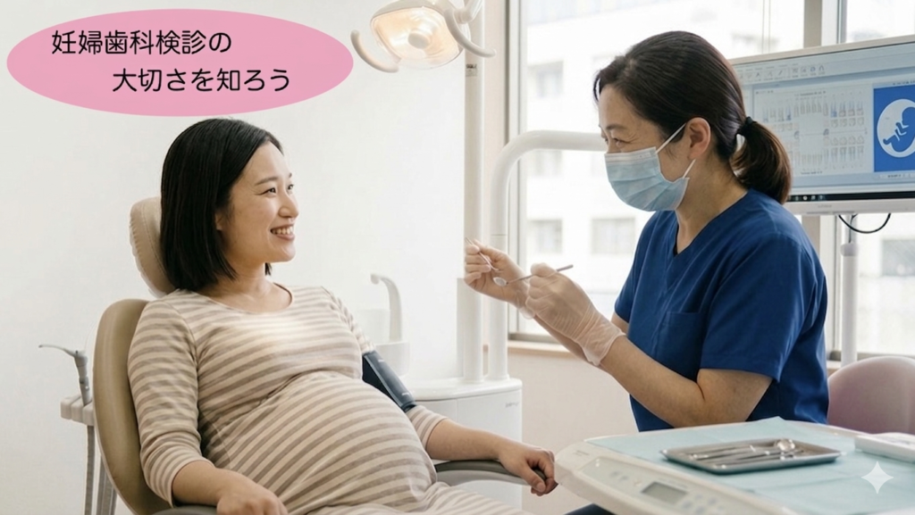 妊婦と歯科衛生士