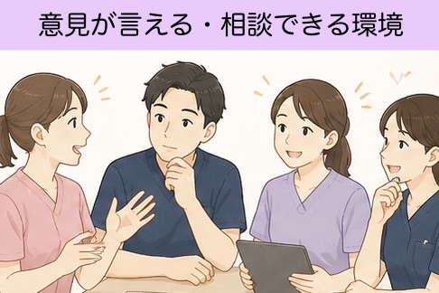 意見が言える・相談できる環境