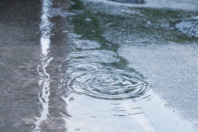 雨・台風が近づいている時期