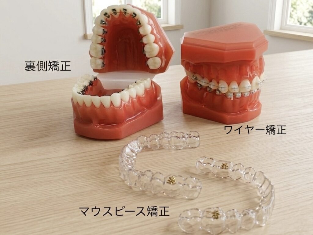 様々な矯正方法