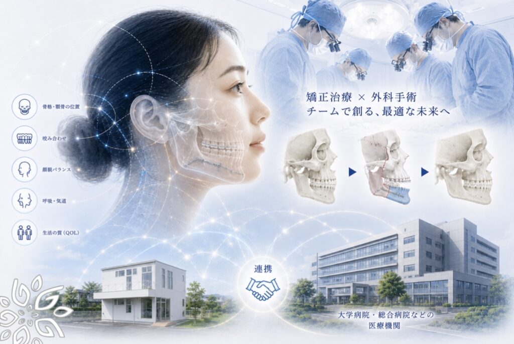 保険適応の外科矯正にも対応