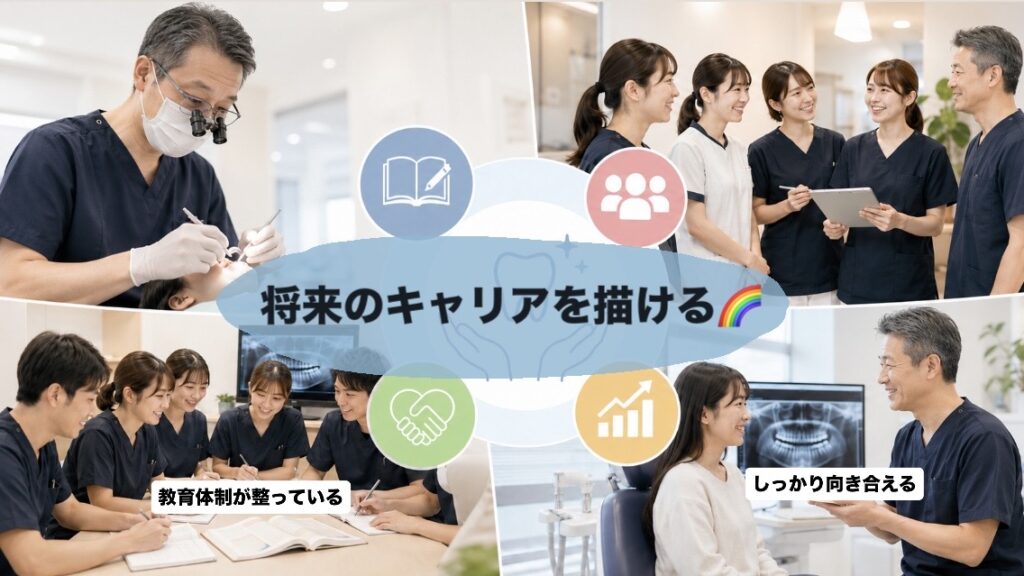 将来のキャリアを描ける
