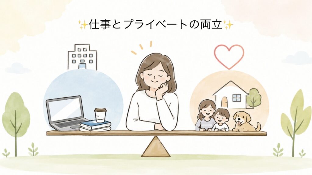 仕事とプライベートの両立