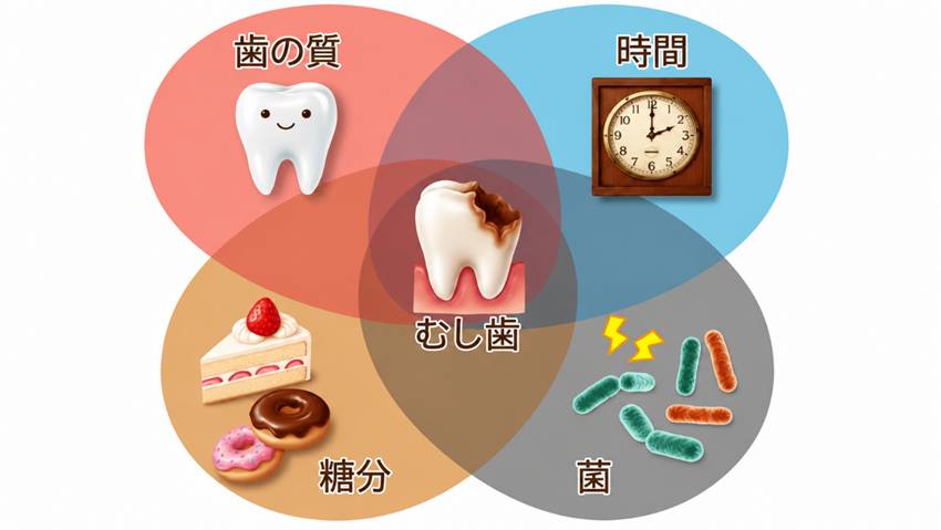 むし歯ができる条件