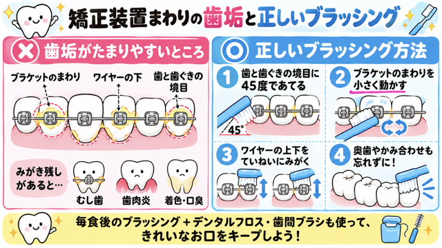 矯正装置の清掃方法