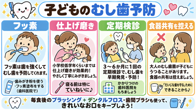 子どものむし歯予防